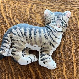 Plush TabbyToy - Gray & Cream Toy